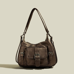 90s Vintage Pu Leather Crossbody Bag