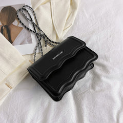 Solid Color Casual Shoulder Bag
