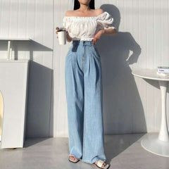 Vintage Straight Wide Leg Jeans