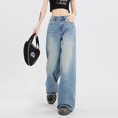 Vintage Straight Loose Wide Leg Jeans