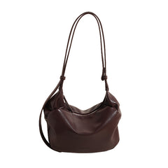 Solid Color Casual Stitching Shoulder Bag