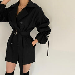 Vintage Windbreaker Loose Trench Coat