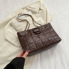 Rhombus Chain Shoulder Bag