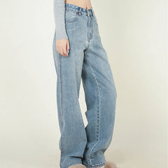 Denim Straight Leg Jeans