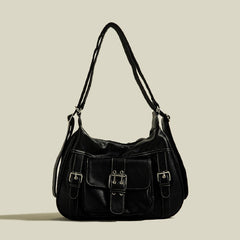 90s Vintage Pu Leather Crossbody Bag