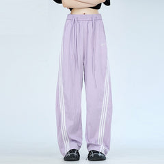 Vintage Side Stiped Baggy Sweatpants