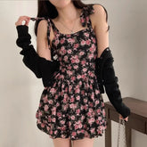 Floral Mini Dress Two-piece Set