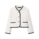 Versatile Fringed Fleece Lined Blazer