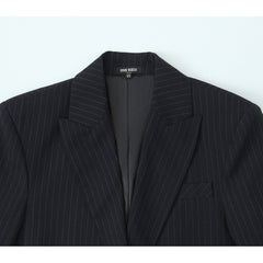 Solid Color Suit Cropped Jacket