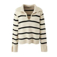 Old Money Striped Sweater