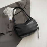 Solid Color Casual Stitching Shoulder Bag