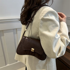 Solid Color Small Square Shoulder Bag