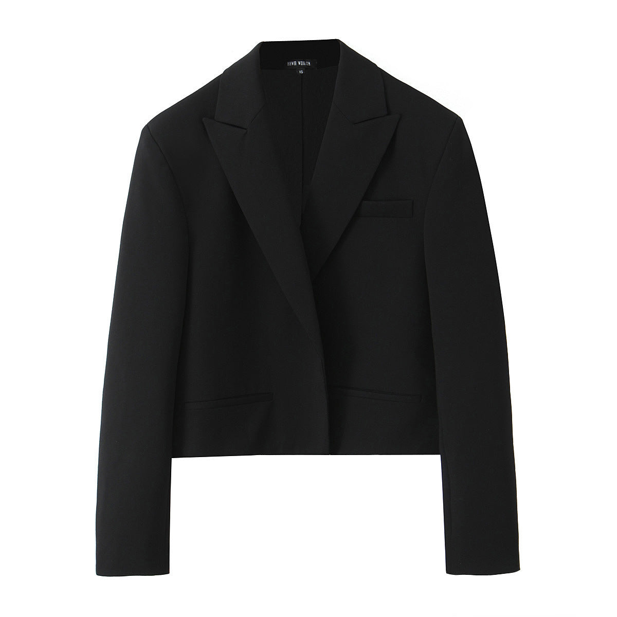Black blazer on a white background