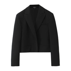 Black blazer on a white background