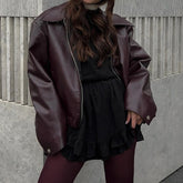 Vintage Oversized Zip Up Jacket