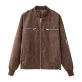 Vintage Wash Pu Leather Jacket