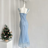 Chinese Style Mermaid Princess French Flying Sleeve Dress