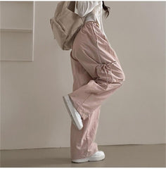 Loose Wide Leg Straight Pants