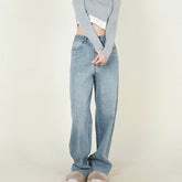 Denim Straight Leg Jeans