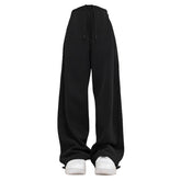 Vintage Solid Color Loose Sweatpants