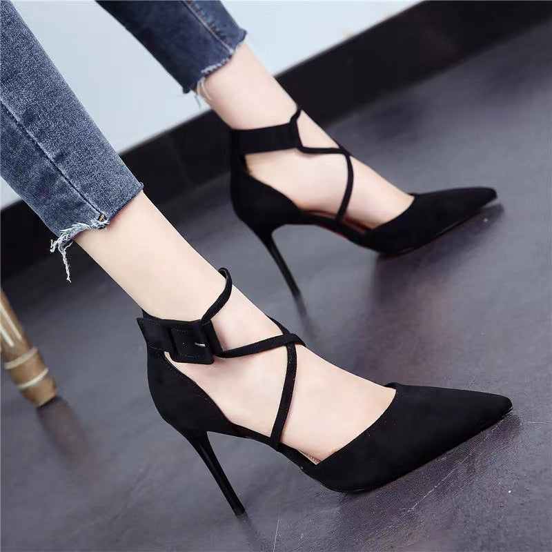 Pointed High Heel Pumps