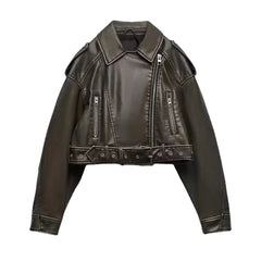 City Walk Faux Leather Jacket