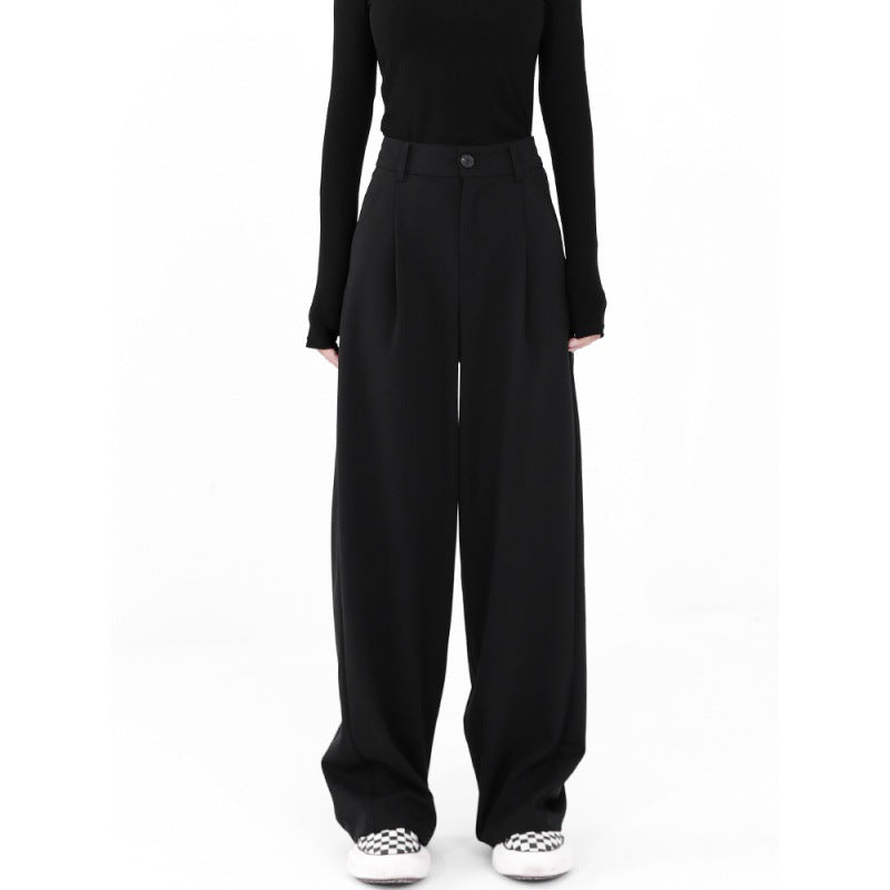 Basic Baggy Wide Leg Dress Pants