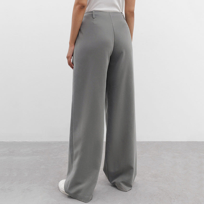 Casual High Waist Wide leg Pants