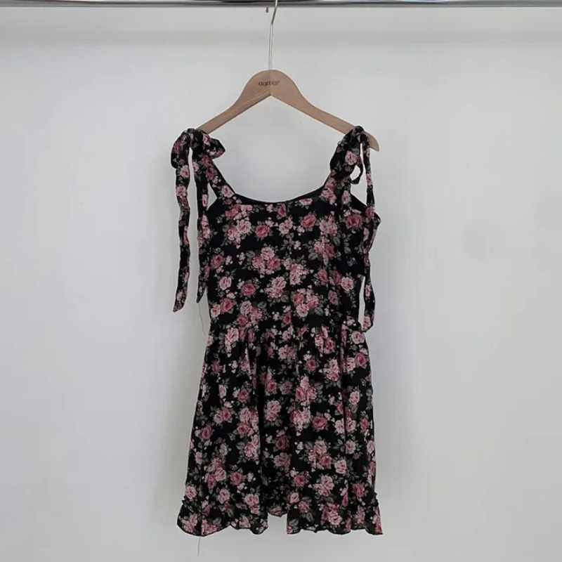 Floral Mini Dress Two-piece Set