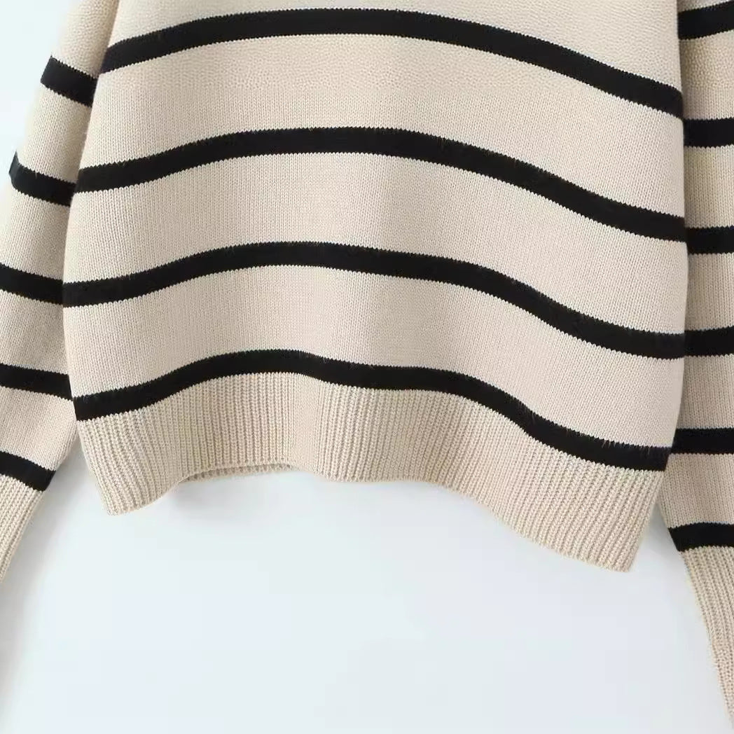 Old Money Striped Sweater