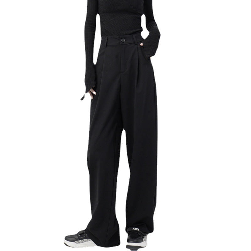 Basic Baggy Wide Leg Dress Pants