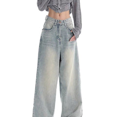 Vintage Light Wash Baggy Boyfriend Jeans