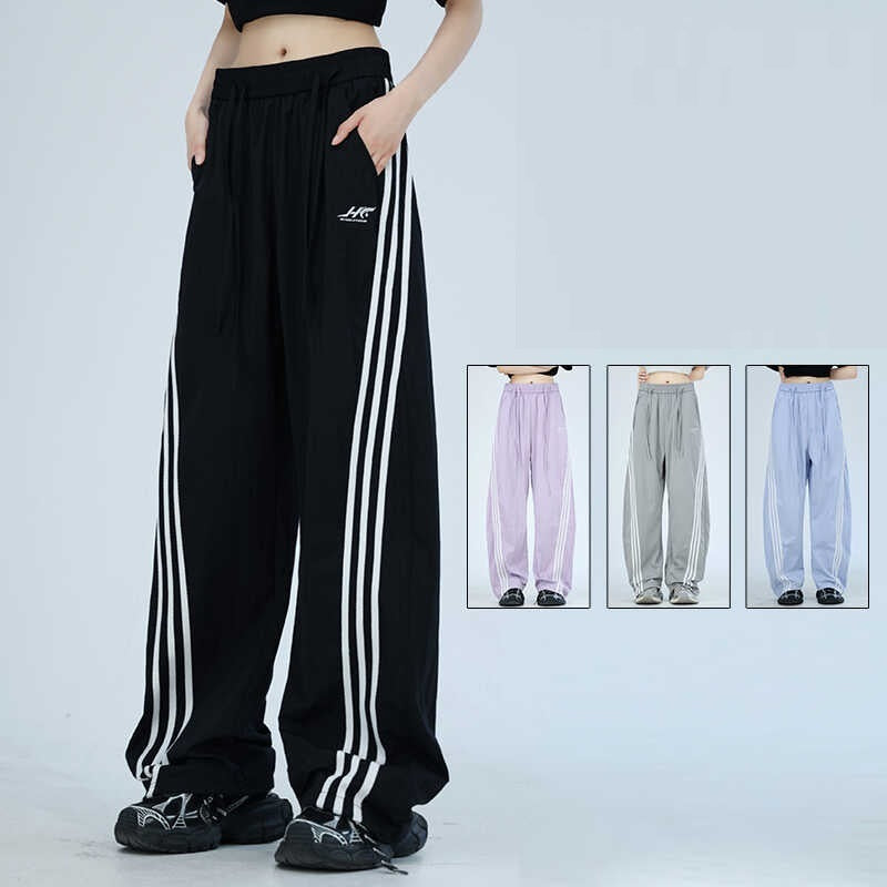 Vintage Side Stiped Baggy Sweatpants