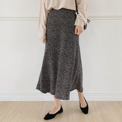 Vintage Leopard Print Maxi Skirt