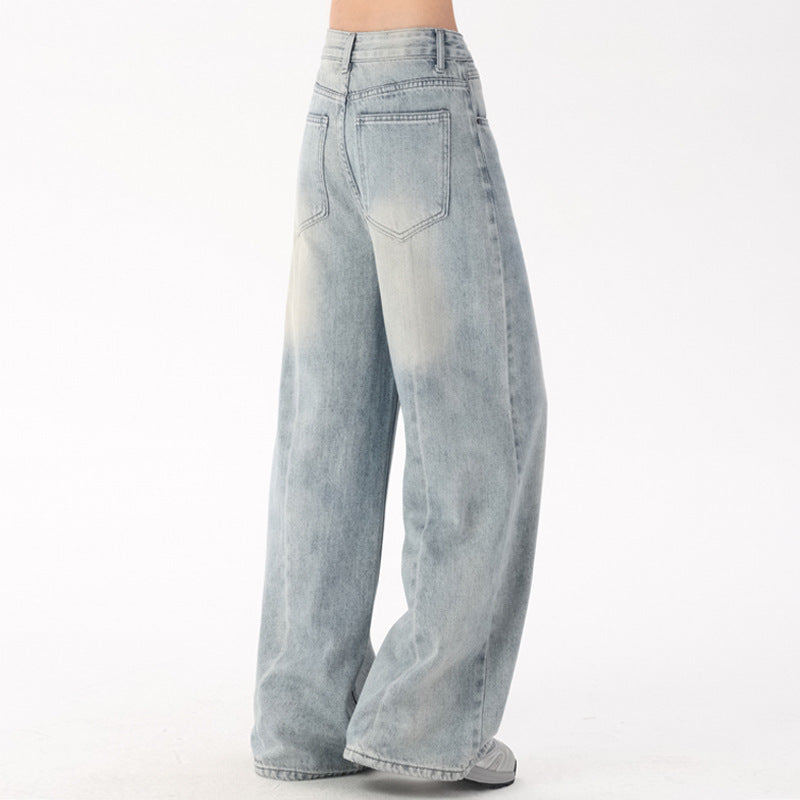 Vintage Light Wash Baggy Jeans