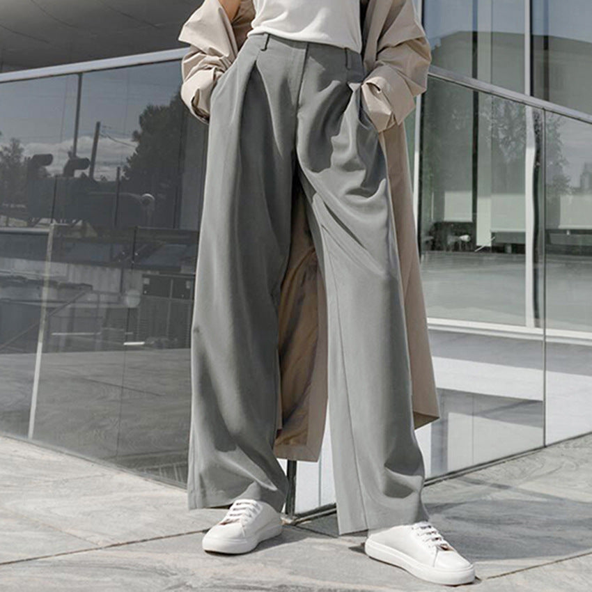 Casual High Waist Wide leg Pants