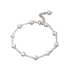 Silver Pearl Bracelet