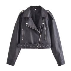 City Walk Faux Leather Jacket