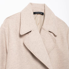 Solid Color Double Breasted Lapel Oversized Coat