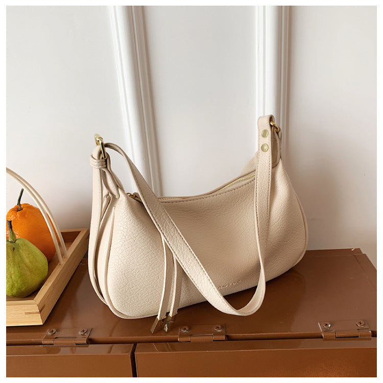 Solid Color Casual Shoulder Bag