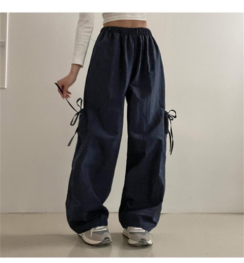 Loose Wide Leg Straight Pants