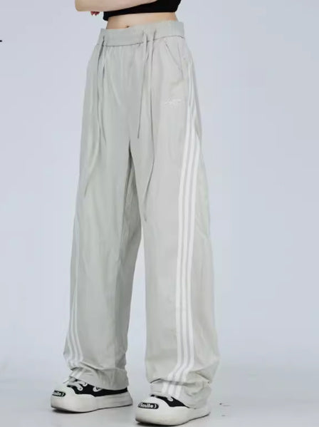 Vintage Side Stiped Baggy Sweatpants