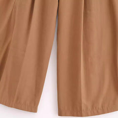 Vintage High Waist Pleated Suit Pants