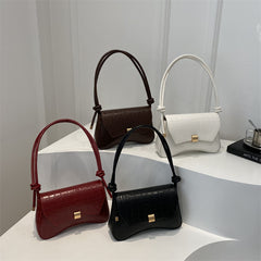 Solid Color Small Square Shoulder Bag