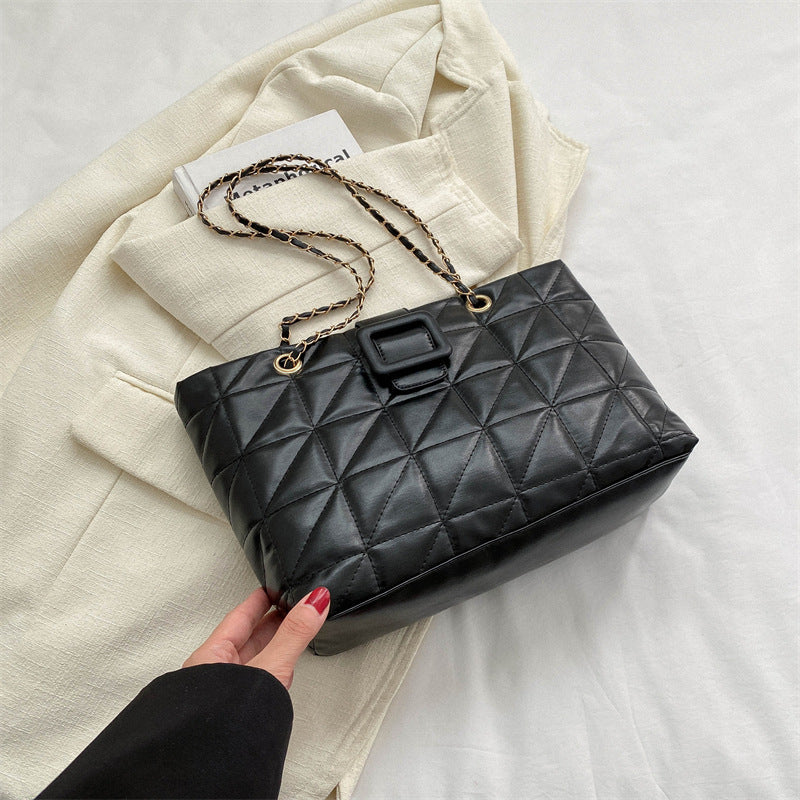 Rhombus Chain Shoulder Bag