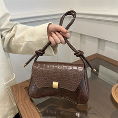 Solid Color Small Square Shoulder Bag