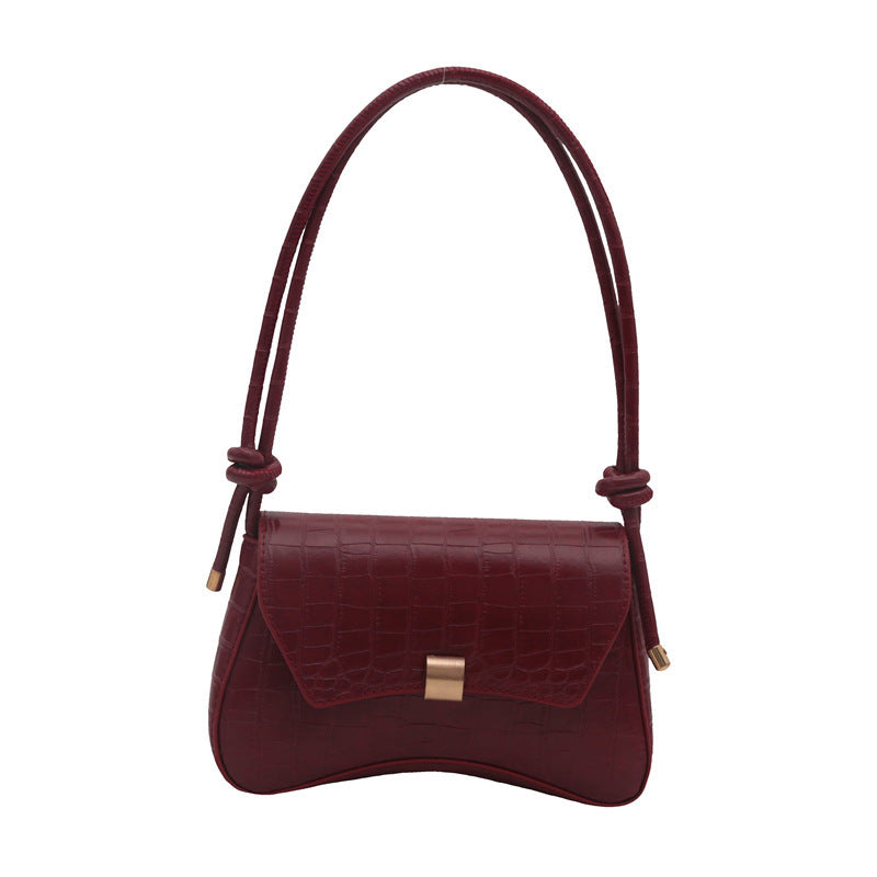 Solid Color Small Square Shoulder Bag