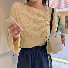 Blouse Slim Fit Inner Wear Two-piece Sling
