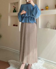 Pleated Skirt Hijab Suit