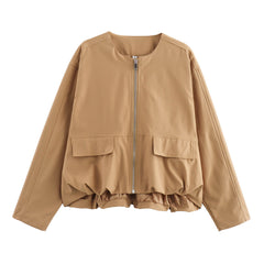 OOTD: Outdoor Jacket + Knitted Tee + Boyfriend Jeans + Pu Leather Shoulder Bag
